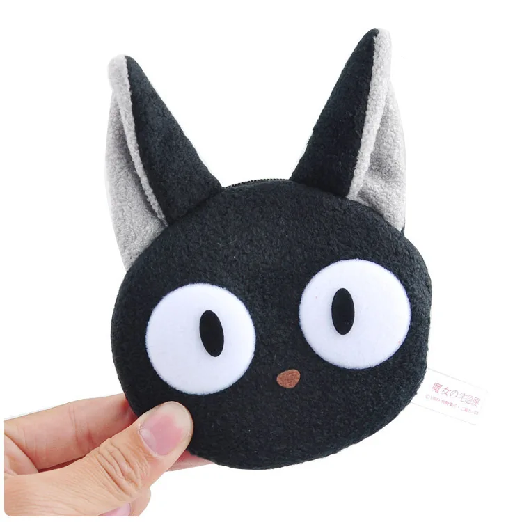 Kiki's Delivery Service Black Cat Jiji Mini Cartoon Soft Stuffed Coin Purse