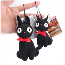 Kawaii Hayao Miyazaki Kiki Delivery Service JiJi Black Cat Cartoon Plush Dolls Kawaii Hayao Miyazaki Kiki Delivery Service JiJi Black Cat Cartoon Plush Dolls