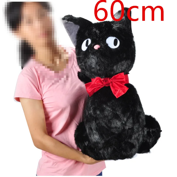 Kiki's Delivery Service Hayao Miyazaki Black JiJi Anime Soft Plush Toy
