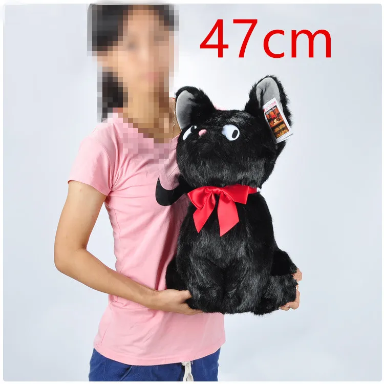 Kiki's Delivery Service Hayao Miyazaki Black JiJi Anime Soft Plush Toy