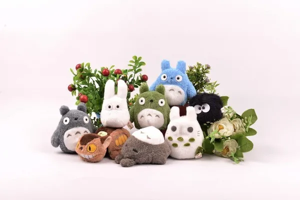 Ghibli Miyazaki Hayao Authentic Totoro Princess Mononoke Kiki's Spirited Away Fox Plush Toys
