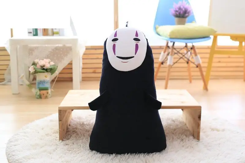 Anime Spirited Away No Face Man Plush Doll Pillow