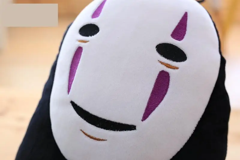 Anime Spirited Away No Face Man Plush Doll Pillow