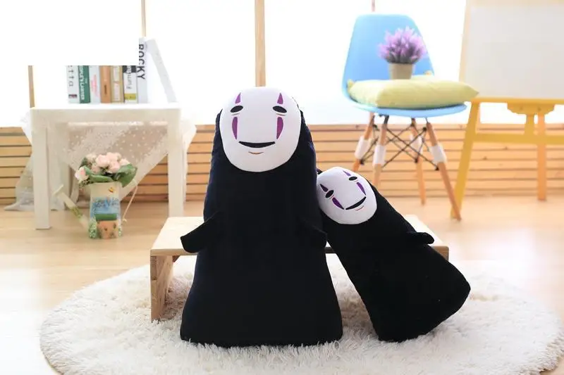 Anime Spirited Away No Face Man Plush Doll Pillow