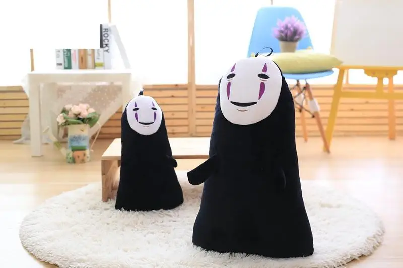 Anime Spirited Away No Face Man Plush Doll Pillow
