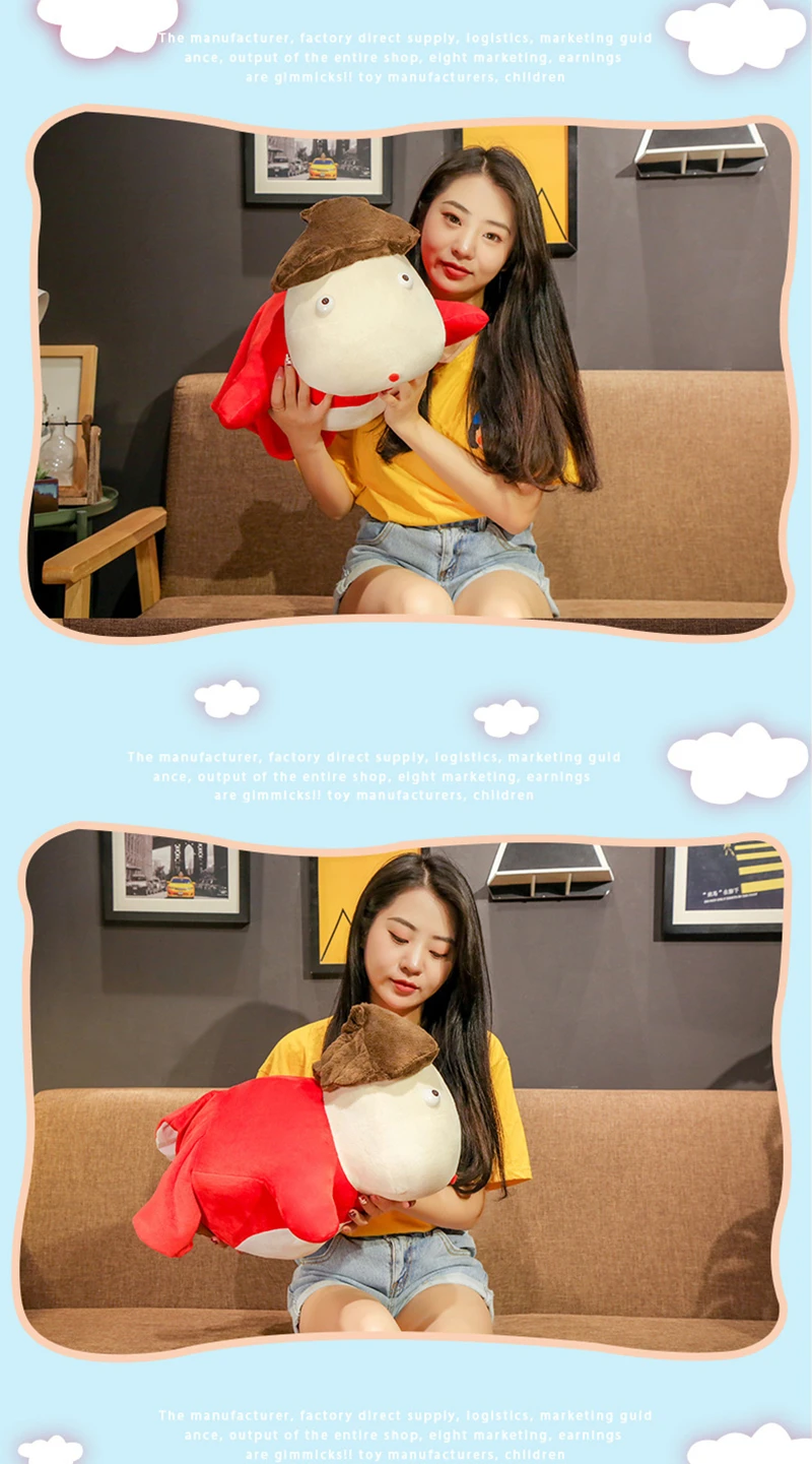 Anime Ponyo on the Cliff Stuffed Cartoon Toy