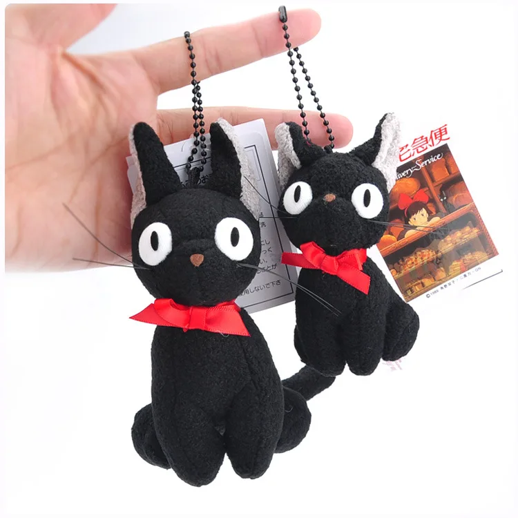 Cartoon Kiki's Delivery Service JiJi Cat Stuffed Doll