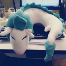 Anime Spirited Away Haku Stuffed Doll Neck U-Shape Pillow Anime Spirited Away Haku Stuffed Doll Neck U-Shape Pillow