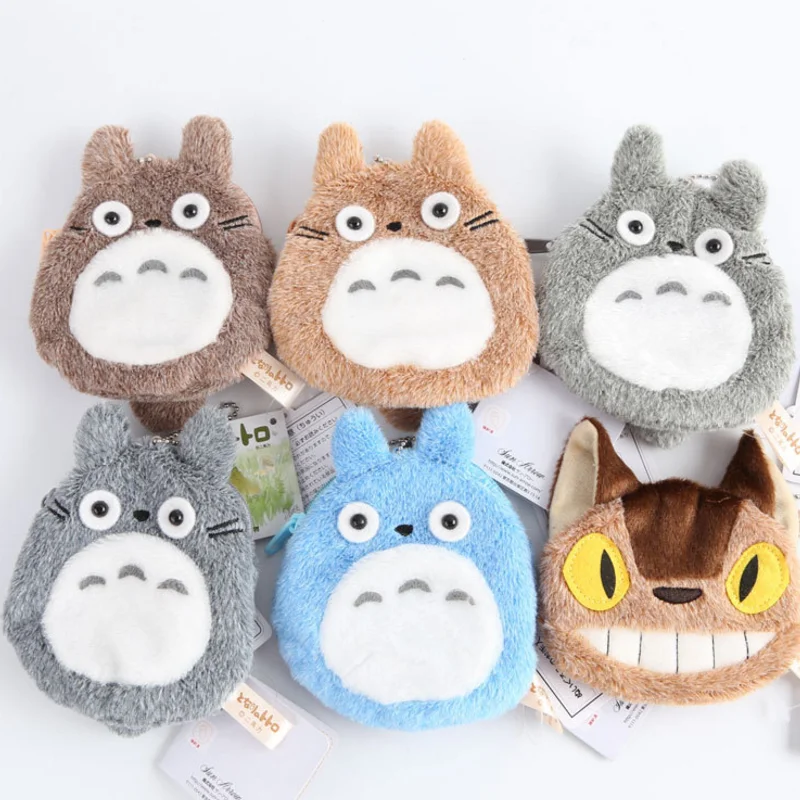 Studio Ghibli Totoro Cartoon Plush Wallet