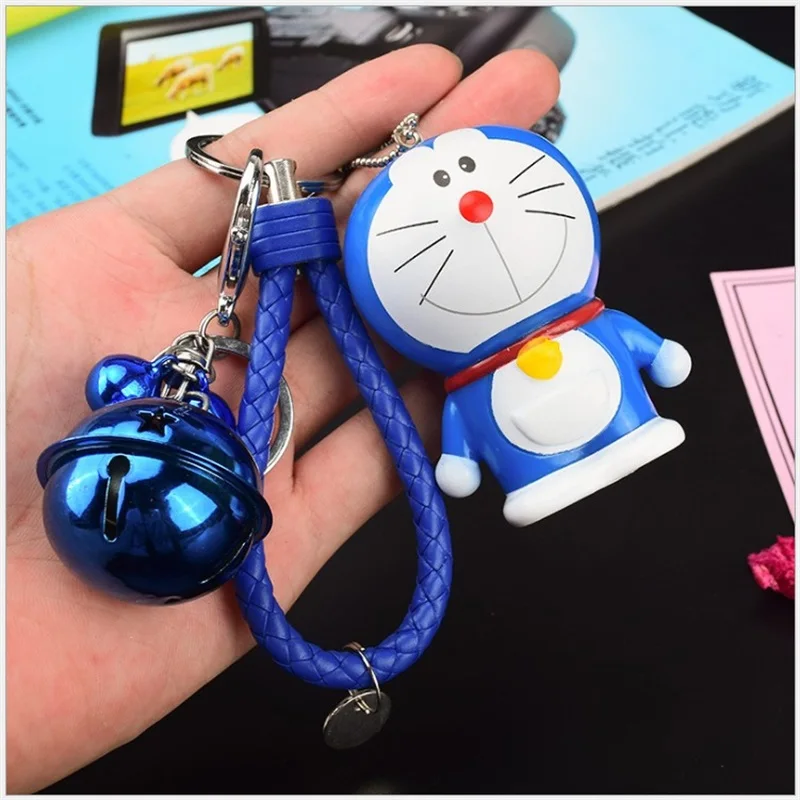 Doraemon Anime Doll Keyring With Bell & Strap