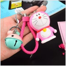 Doraemon Anime Doll Keyring With Bell & Strap Doraemon Anime Doll Keyring With Bell & Strap