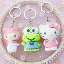 Hello Kitty/Frog 3D Cartoon Charm Keychain Hello Kitty/Frog 3D Cartoon Charm Keychain