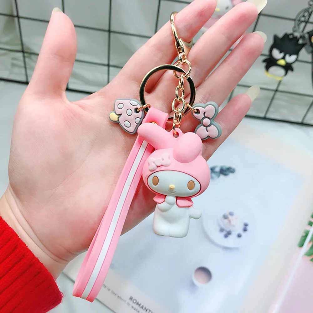 Hello Kitty/Frog 3D Cartoon Charm Keychain Hello Kitty/Frog 3D Cartoon Charm Keychain