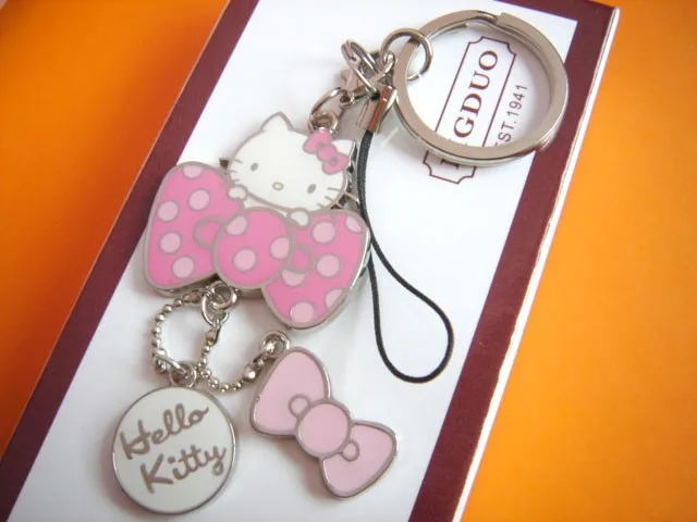 Hello Kitty Cartoon Style Keychain