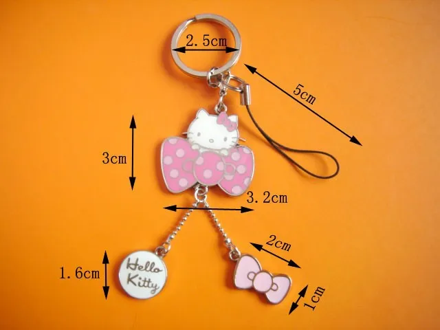 Hello Kitty Cartoon Style Keychain