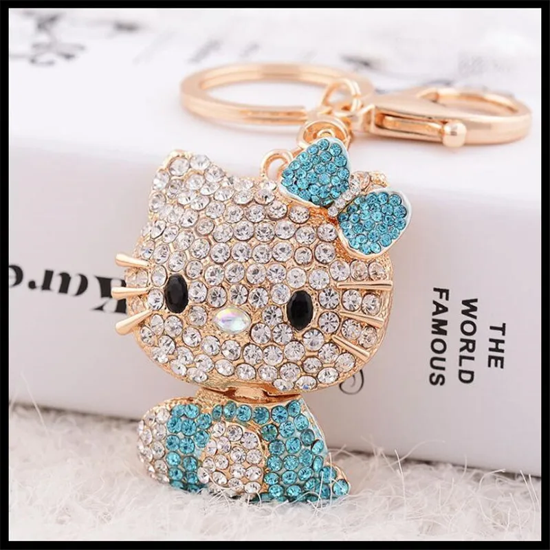 Hello Kitty Cartoon Ornaments Design Keychain