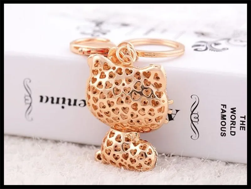 Hello Kitty Cartoon Ornaments Design Keychain