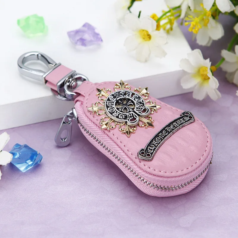 Hello Kitty Anime Zipper Wallet Style Keychain