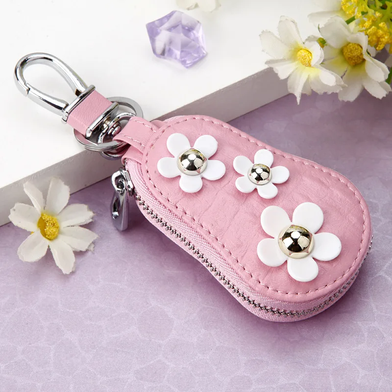 Hello Kitty Anime Zipper Wallet Style Keychain
