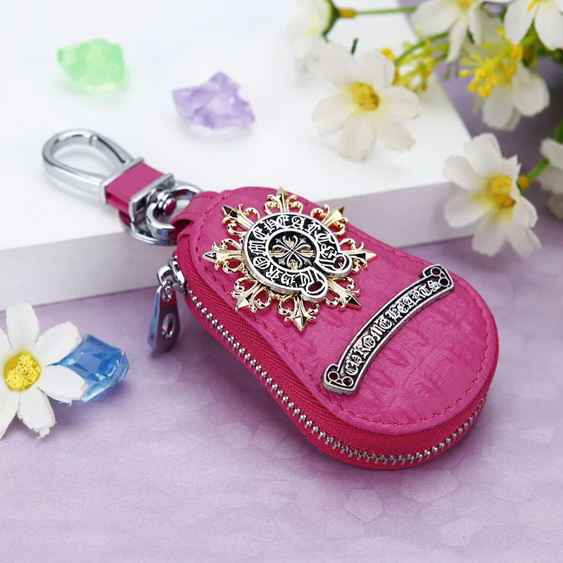 Hello Kitty Anime Zipper Wallet Style Keychain