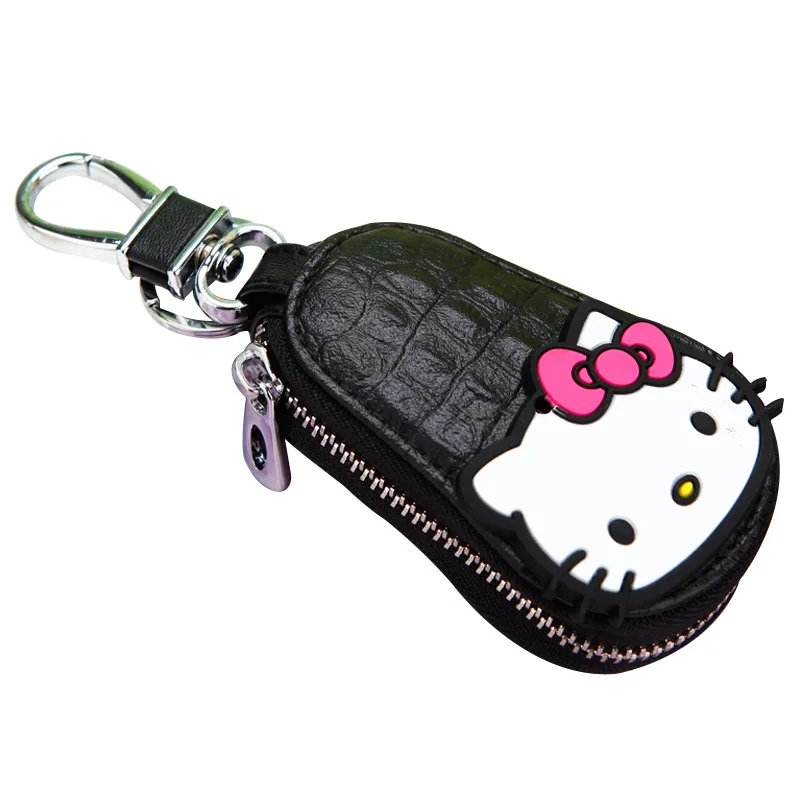 Hello Kitty Anime Zipper Wallet Style Keychain