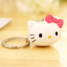Hello Kitty Cartoon Head Design Keyring Hello Kitty Cartoon Head Design Keyring