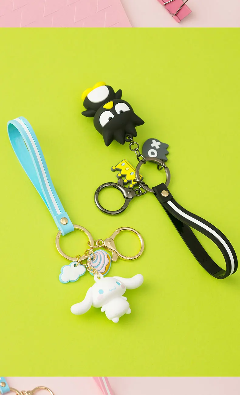 Hello Kitty/KT Cat/Melody Cartoon Charm Keychain