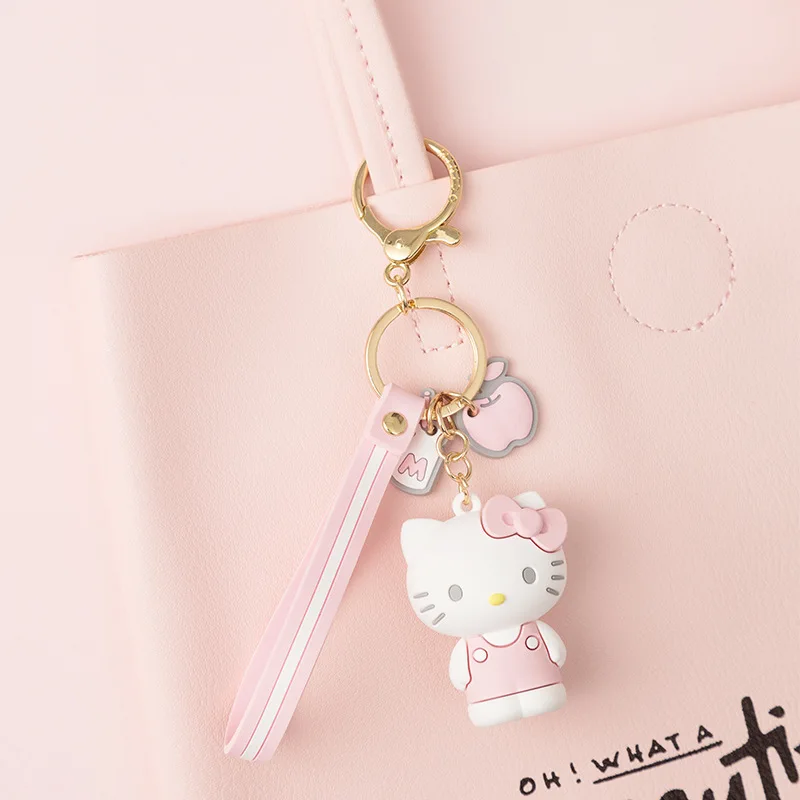 Hello Kitty/KT Cat/Melody Cartoon Charm Keychain