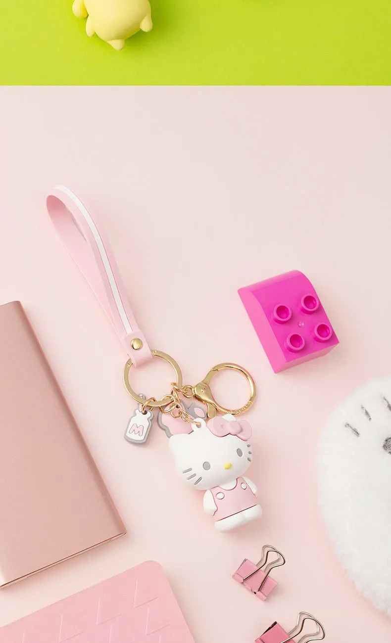 Hello Kitty/KT Cat/Melody Cartoon Charm Keychain