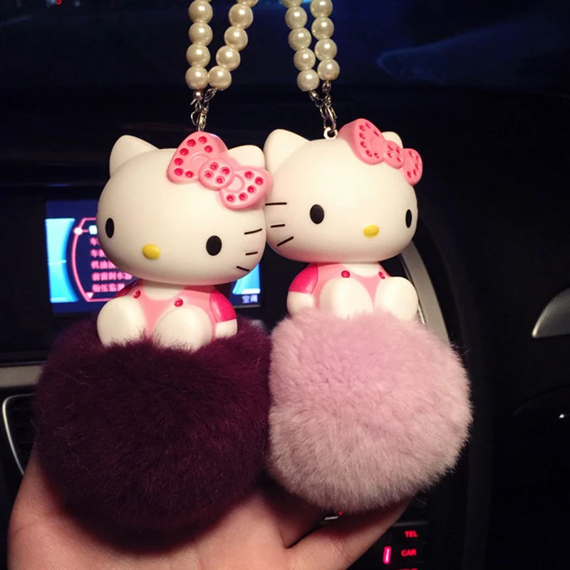 Hello Kitty Cat Anime Car Interior Pendant