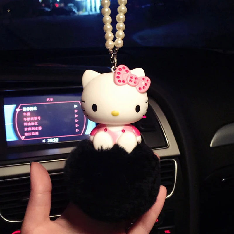 Hello Kitty Cat Anime Car Interior Pendant