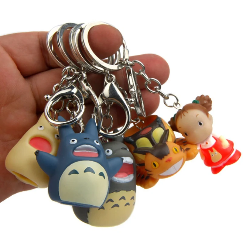 Hayao Comic My Neighbor Totoro Anime PVC Keychain
