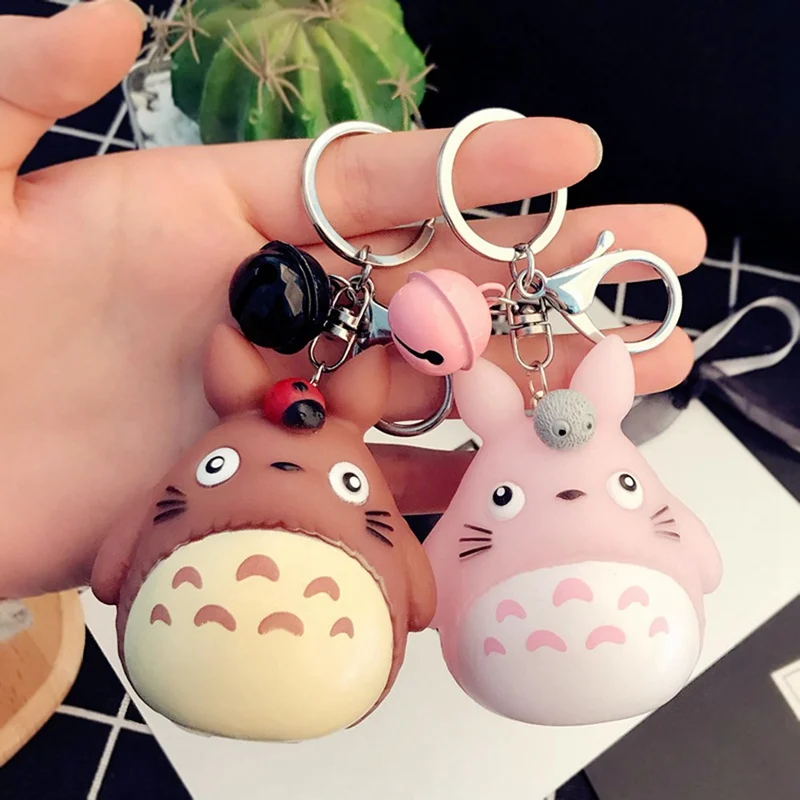 Totoro Kitten Cat Anime Kawaii Keychain