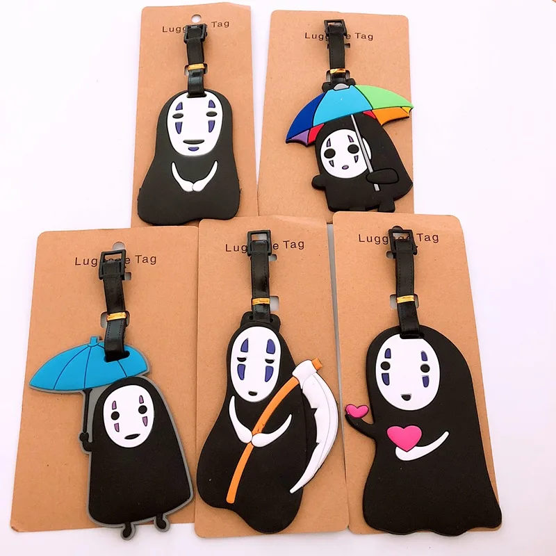 My Neighbor Totoro & Spirited Away No Face Soft Rubber Keychain