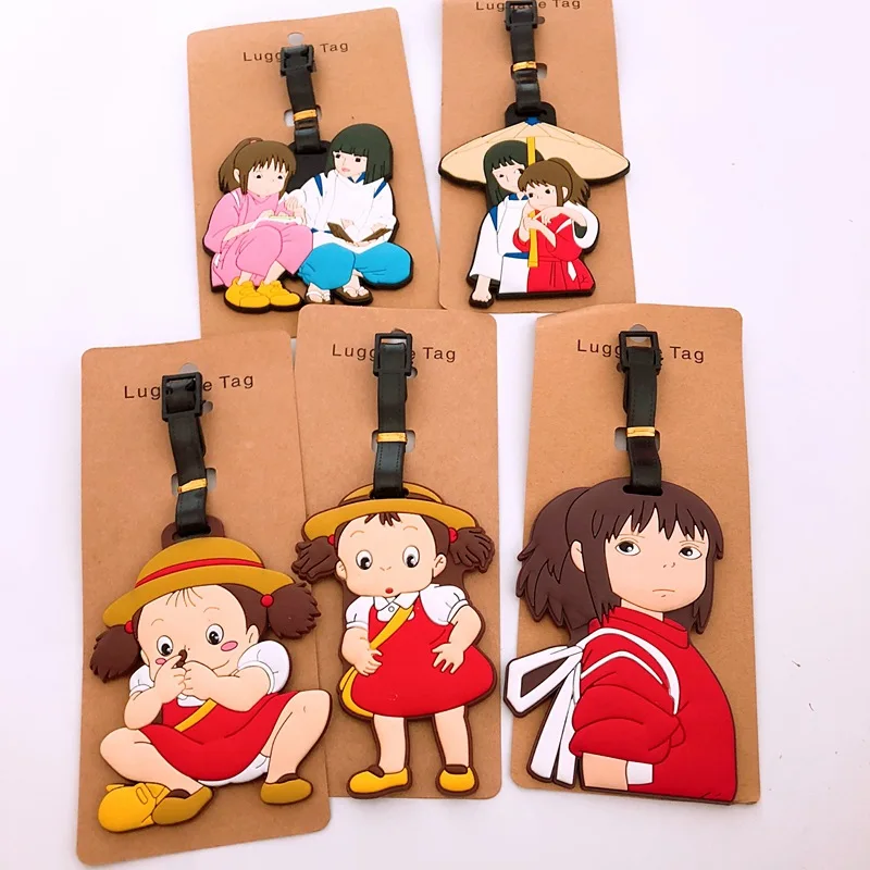 My Neighbor Totoro & Spirited Away No Face Soft Rubber Keychain