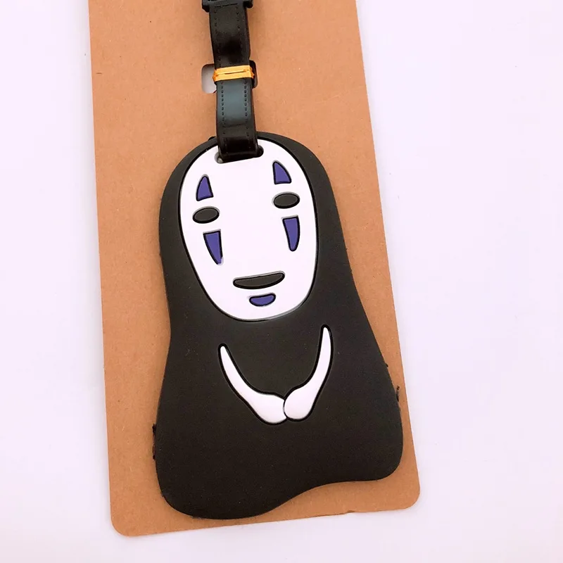 My Neighbor Totoro & Spirited Away No Face Soft Rubber Keychain