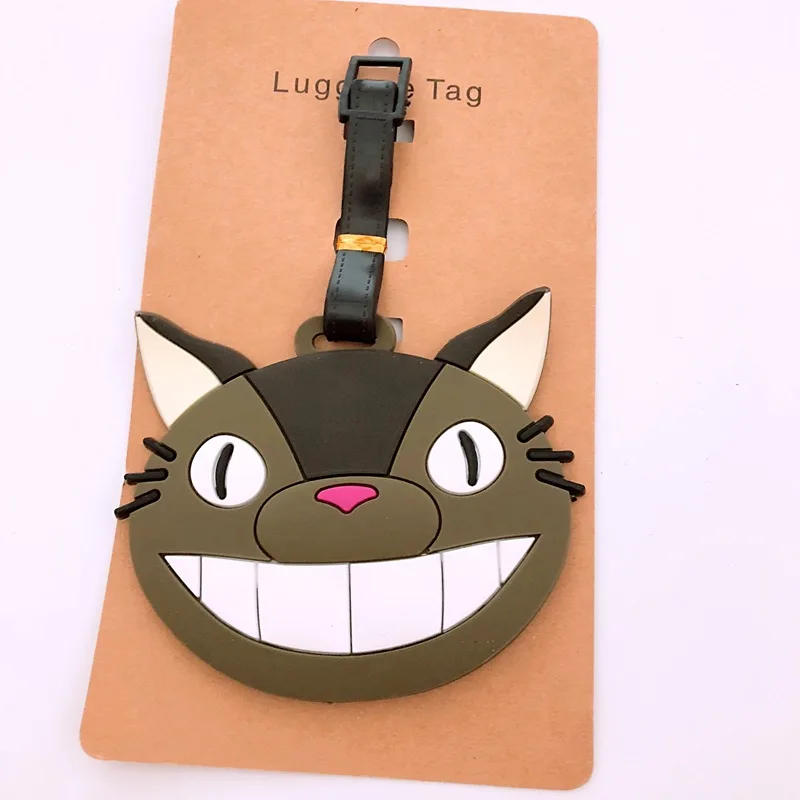 My Neighbor Totoro & Spirited Away No Face Soft Rubber Keychain