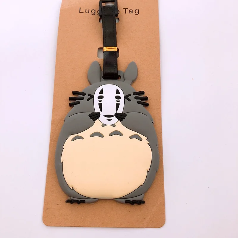 My Neighbor Totoro & Spirited Away No Face Soft Rubber Keychain