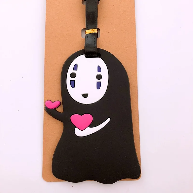 My Neighbor Totoro & Spirited Away No Face Soft Rubber Keychain