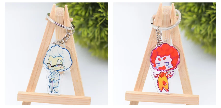 Totoro & Sailor Moon Cartoon Double Sided One Piece Key Chain