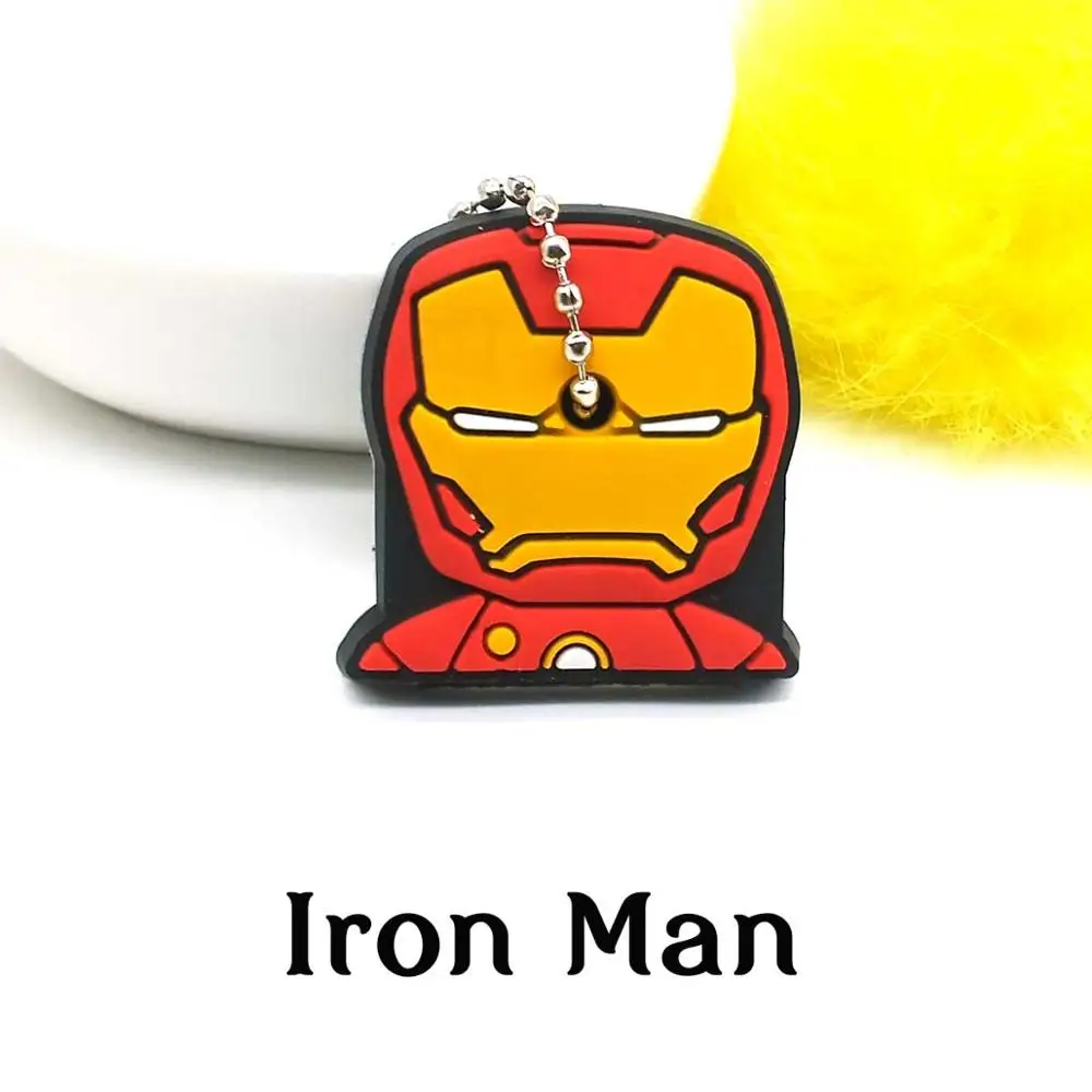 Hero/Bear/Totoro Cartoon Silicone Key Chains