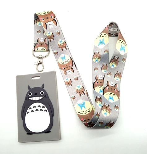 My Neighbor Totoro Cartoon Card ID Holder With Hanging String