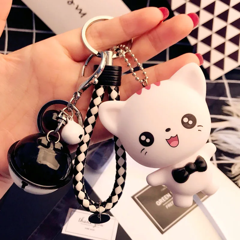 Kitten Cat Totoro Anime Kawaii Keyring