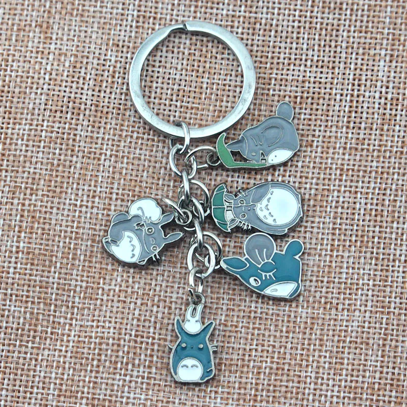 Mini Totoro Anime Metal Keychain