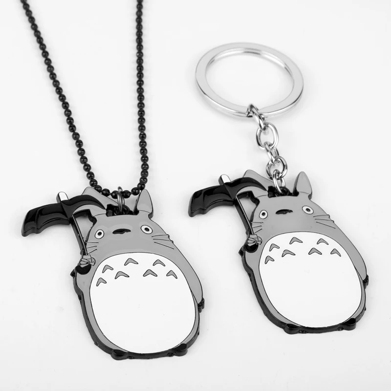 My Neighbor Totoro Anime Metal Keychain And Necklace