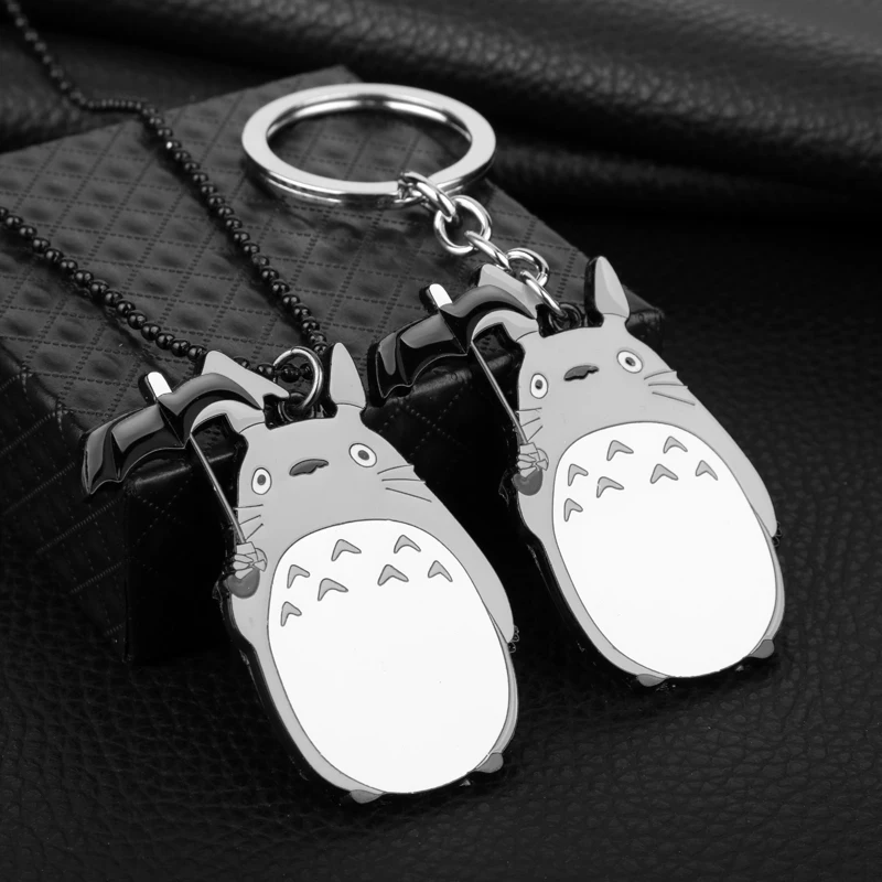 My Neighbor Totoro Anime Metal Keychain And Necklace