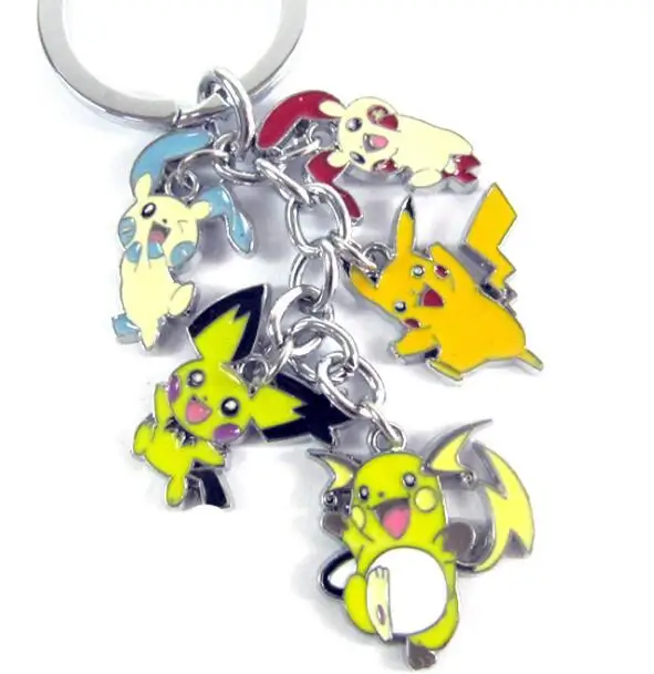 Pokemon Pikachu Anime Pocket Monster Cosplay Keychain