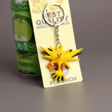 Pokemon 3D Mini Charmander Zapdos Mewtwo Moltres Pikachu Anime Keychain Pokemon 3D Mini Charmander Zapdos Mewtwo Moltres Pikachu Anime Keychain