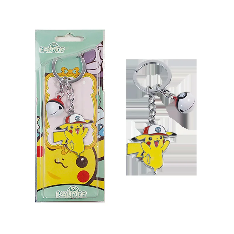 Pokemon Pikachu Anime Metal Keychain
