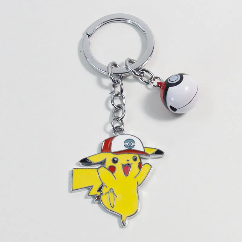 Pokemon Pikachu Anime Metal Keychain